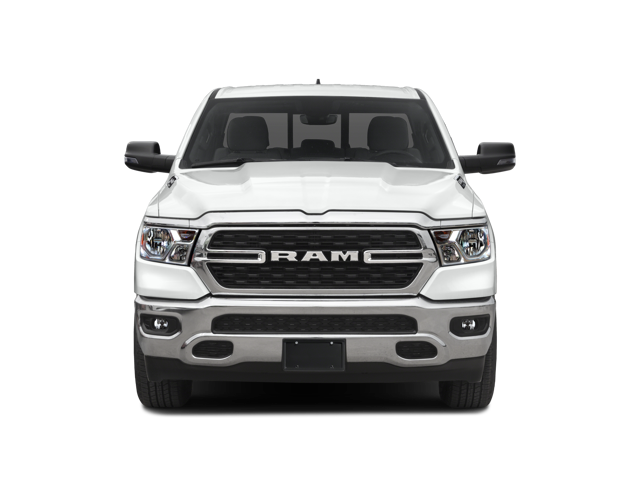 Front view of a white 2024 RAM 1500. | RAM dealer in Altoona, PA | Courtesy Motor Sales
