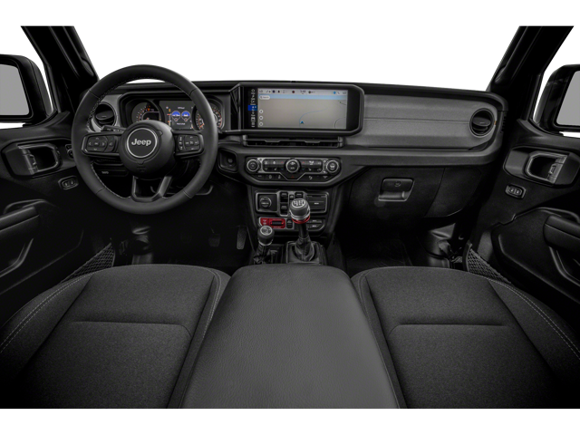 Interior front seat and window view in a 2024 Jeep Gladiator | Auto service in Altoona, PA | Courtesy Motor Sales