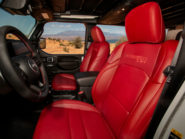 Interior view in a 2024 Jeep Wrangler | Jeep dealer in Altoona, PA | Courtesy Motor Sales
