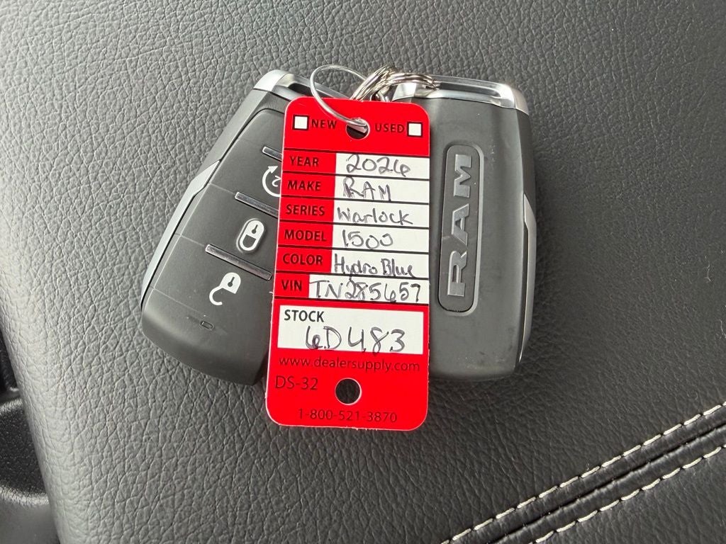 2026 RAM Ram 1500 RAM 1500 WARLOCK CREW CAB 4X4 5'7' BOX