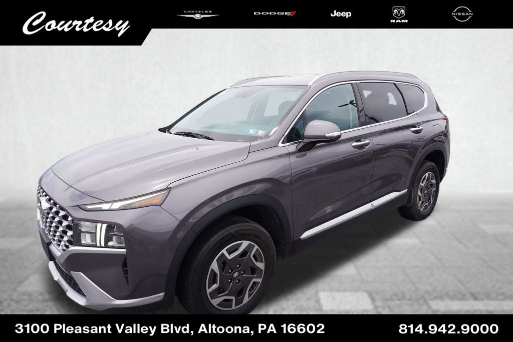 2021 Hyundai Santa Fe Hybrid Blue