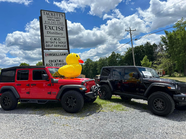Jeep Invasion event at Excise Distillery